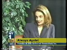 AYELET LIVE Interview on NY1 News