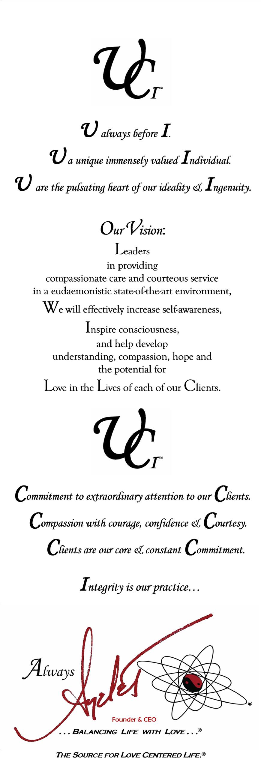 BALANCING LIFE WITH LOVE